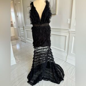 Elegant Black Evening Gown
